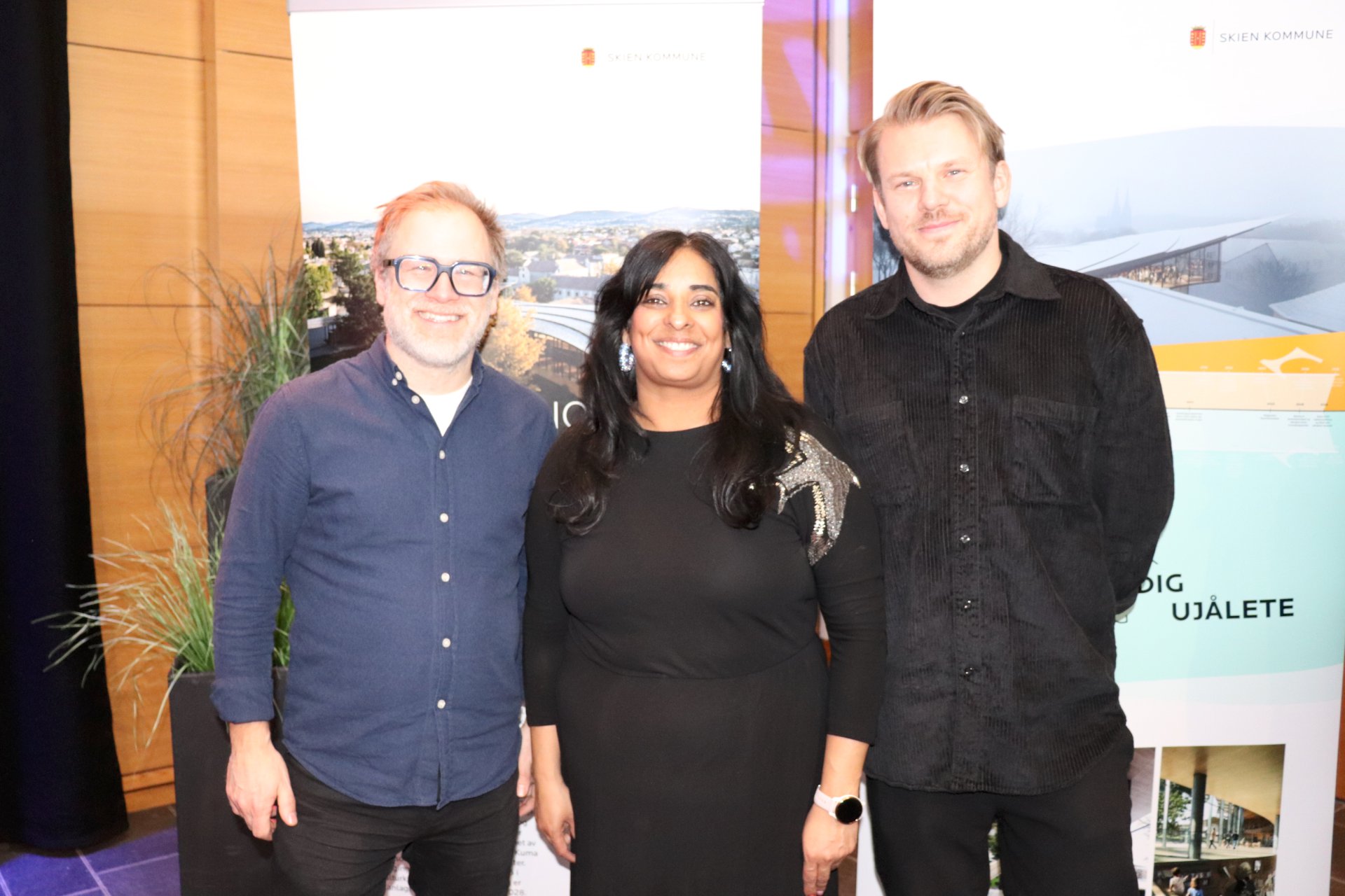 Torkel Njå, Jens Walter og Lubna Jaffery