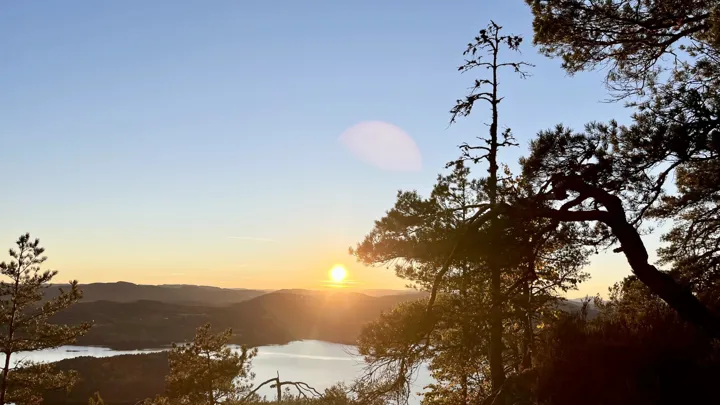 Kokleråsen I Solnedgang W1920