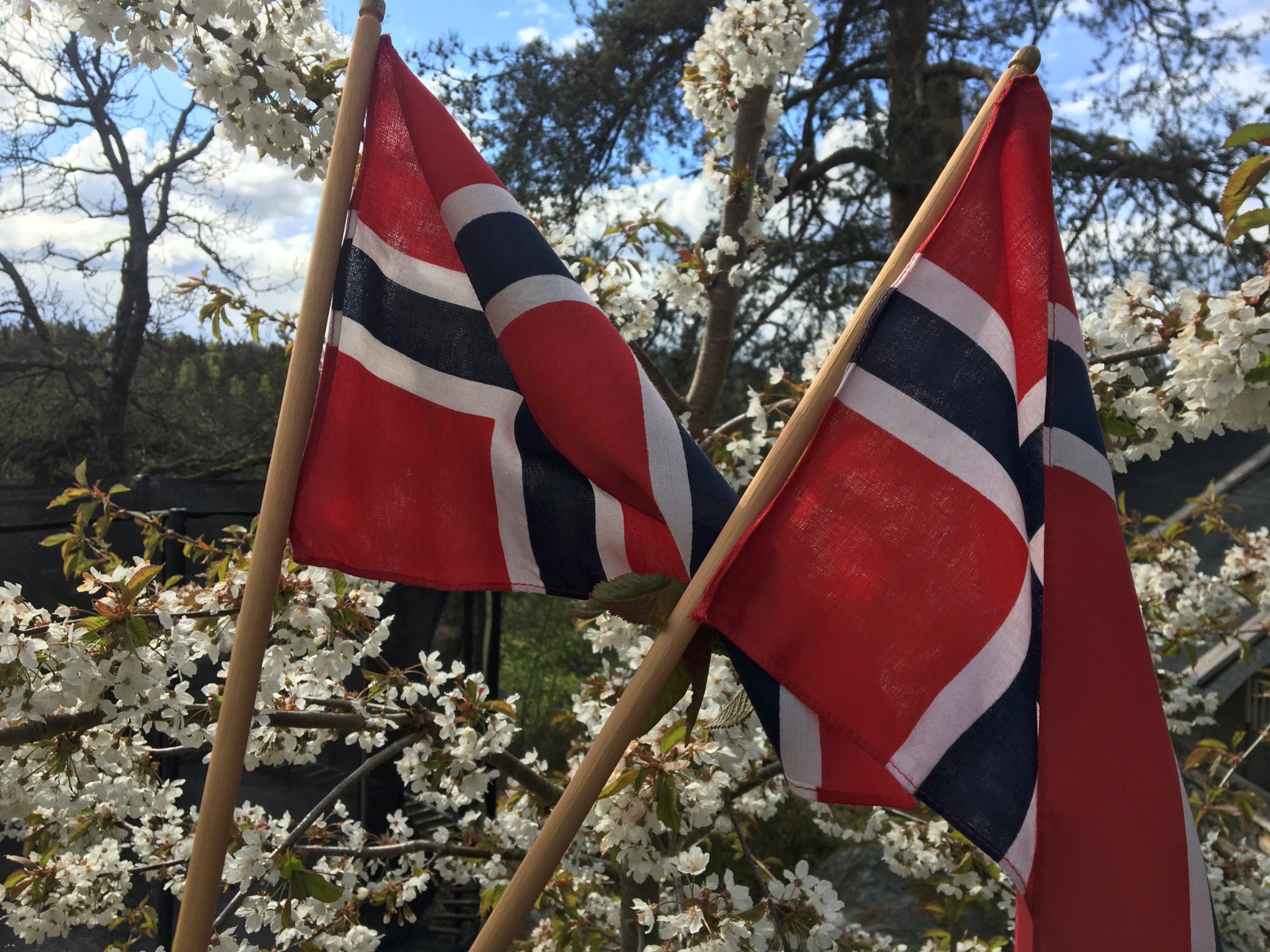 Gatesalg i sentrum på 17. mai