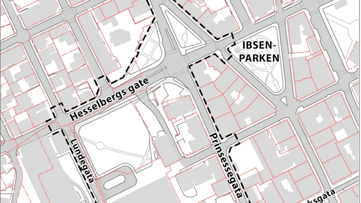 Plangrense Kulturkvartalet Skien