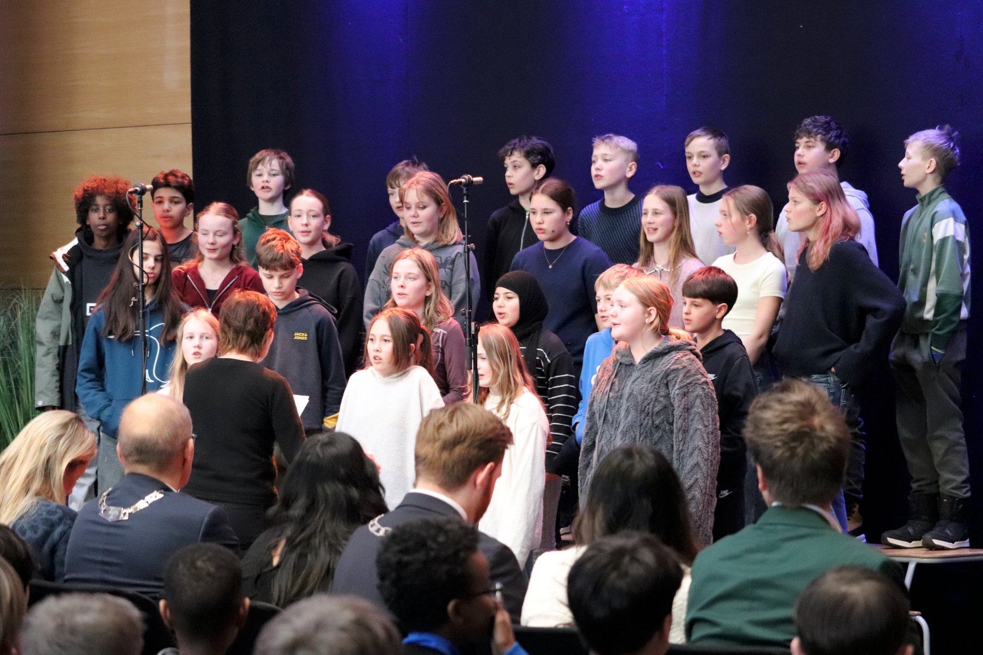 Et kor med barneskoleelever