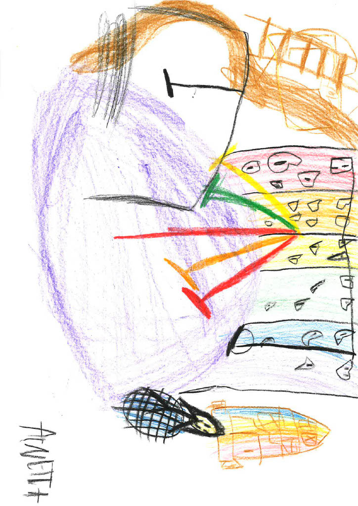 tegning av hvordan drømmeuterommet på skolen kan være